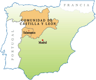 Castilla y Le・n Map